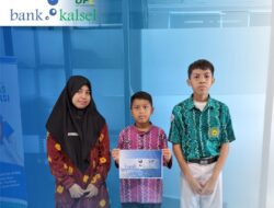 Bank Kalsel Tanggung SPP Setahun untuk Tiga Bersaudara Yatim Piatu di Banjarmasin