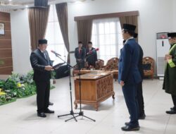 Rotasi Jabatan, Bupati Batola Kukuhkan Dua Pejabat Baru di Lingkungan Pemkab