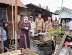 Jihan Hanifa Tinjau Program Rumah Layak Huni di Martapura Timur