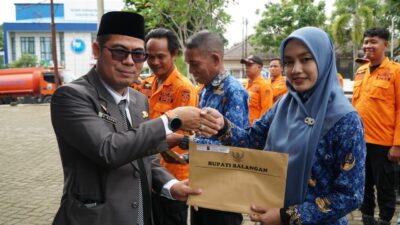 Momentum Hari Pahlawan, 65 Karyawan BPBD Balangan Terima SK PPPK Paruh Waktu