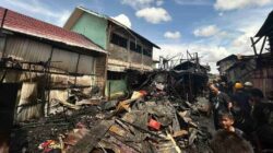 Kebakaran di Teluk Tiram, Sejumlah Rumah dan SMAN 4 Banjarmasin Terdampak