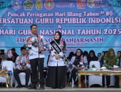 Peringati HUT PGRI dan HGN, Wali Kota Banjarmasin Tegaskan Komitmen Tingkatkan Pendidikan