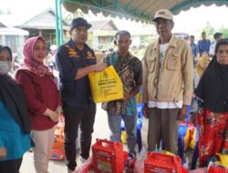 Pemkab Kotabaru Tanggap Bencana, Wabup Tinjau Kebakaran Desa Berangas dan Salurkan Bantuan