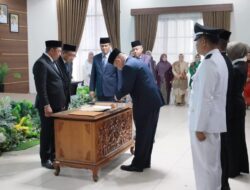 Perkuat Reformasi Birokrasi, Pemkab Barito Kuala Lantik 101 Pejabat