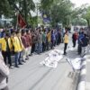 ‎Mahasiswa Gelar Aksi Tolak Pilkada Via DPRD