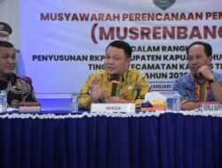 ‎Sekda Kapuas Pimpin Musrenbang RKPD Kecamatan Kapuas Timur Tahun 2027