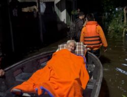 Banjir Hampir Sepekan Rendam Sungai Lulut, Warga Mulai Dievakuasi