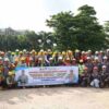PT Trio Motor Bersinergi dengan PT Adhi Karya dan Polresta Banjarmasin Edukasi Safety Riding