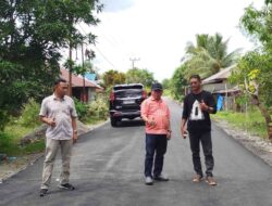 Blusukan ke Tamban Catur, Bupati Kapuas H.M. Wiyatno Pastikan Pembangunan Jalan Poros Tepat Sasaran