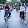Silaturahmi Tanpa Sekat, Wakil Bupati HSS dan HST Gowes Ontel Bersama Komunitas