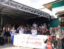 Mahasiswa BEM UNISKA Jadi Pelopor #Cari_Aman Bersama Trio Motor