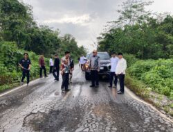 Kunjungan ke Mantangai, Bupati Kapuas Tinjau Kondisi Jalan