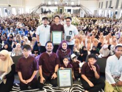 dr. Ayu Widyaningrum Cetak Tiga Rekor MURI Bersama 3.500 Anak Yatim
