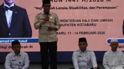 Pemkab Kotabaru Resmi Buka Manasik Haji Terintegrasi 1447 H di Masjid Apung Siring Laut