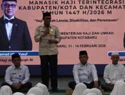 Pemkab Kotabaru Resmi Buka Manasik Haji Terintegrasi 1447 H di Masjid Apung Siring Laut