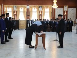 Lantik 292 Pejabat, Gubernur Kalsel Dorong Digitalisasi Layanan Publik