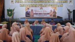 Ketua DWP Kotabaru Kunjungi Pulau Sembilan, Perkuat Soliditas dan Serahkan Santunan untuk Anak Yatim