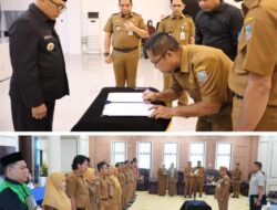 Dorong Kinerja, Bupati Kotabaru Lantik Pejabat dan Kepala Puskesmas