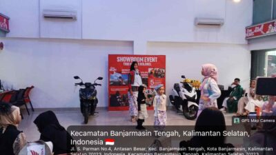 Honda Trio Motor Kolonel Banjarmasin Bakar Semangat Generasi Muda Lewat Lomba Fashion Show Busana Muslim