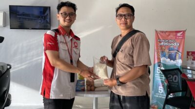 Shoot & Win Honda Satrio Biru Motor, Konsumen Borong Sembako