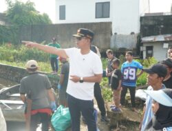 Tinjau Sungai Lumbah, Wali Kota Ajak Warga Jaga Kebersihan