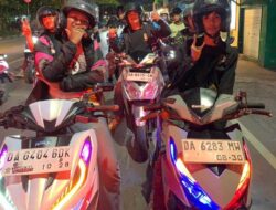 Night Ride Vario 125 Banjarmasin : Rolling City Penuh Gaya, Komunitas Makin Solid dan Tertib!