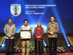 RSUD H Damanhuri Barabai Raih Penghargaan Zona Integritas Menuju WBK pada SAKIP ZI Award 2025