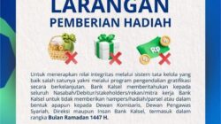 Bank Kalsel Resmi Larang Hadiah & Gratifikasi, Tegaskan Komitmen Integritas Jelang Ramadan 1447 H