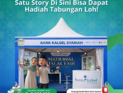 Cekrek di Booth Bank Kalsel Syariah, Rebut Hadiah Rp3 Juta di National Halal Fest Kalimantan Selatan 2026!