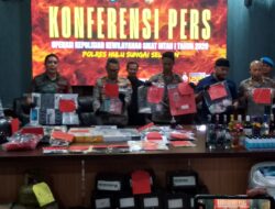 Dua Pekan Operasi Sikat Intan, Polisi di HSS Bongkar 23 Kasus Kriminal