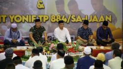 Pererat Silaturahmi, Pemkab Kotabaru Buka Puasa Bersama Yonif TP 884/Sa-ijaan