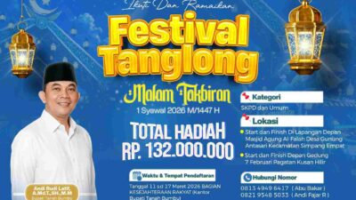 Meriahkan Malam Takbiran, Festival Tanglong Tanah Bumbu Dibuka untuk Umum