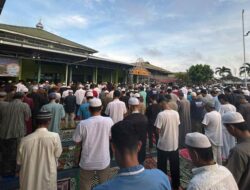 Ribuan Warga Binaan Lapas Banjarmasin Salat Idul Fitri, 1.242 Terima Remisi