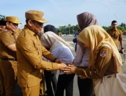 Pemkab Kotabaru Gelar Apel Pagi dan Halal Bihalal, ASN dihimbau Terbuka terhadap Kritik dan saran