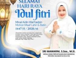 Momentum Lebaran, Dispersip Kalsel Gaungkan Semangat Kebersamaan dan Literasi