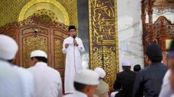 Salat Id di Masjid Al-Akbar, Wabup Balangan Ajak Warga Balangan Jaga Nilai Ramadan