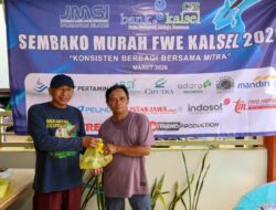 1.500 Paket Sembako Murah FWE–JMSI Diserbu Warga Sungai Andai