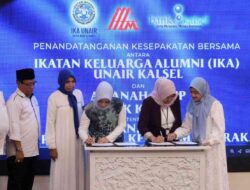 IKA UNAIR Kalsel, Bank Kalsel dan Amanah Group Teken Kerja Sama