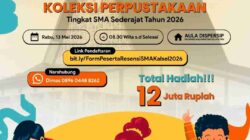 Ada Lomba Resensi Buku Tingkat SMA di Kalsel, Total Hadiah Rp12 Juta