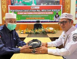 BPBD Balangan Salurkan Zakat Fitrah Pegawai melalui Baznas