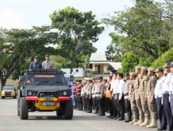 Bupati Tanah Bumbu Pimpin Apel Operasi Ketupat Intan 2026, Perkuat Sinergi Pengamanan Lebaran