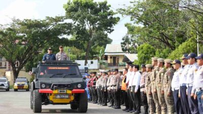 Bupati Tanah Bumbu Pimpin Apel Operasi Ketupat Intan 2026, Perkuat Sinergi Pengamanan Lebaran