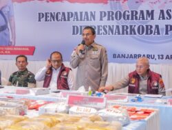 ‎Supian HK Dukung Penuh Komitmen Polda Kalsel Berantas Narkoba