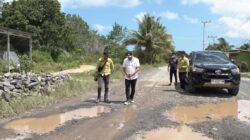 Wabup Kotabaru Tinjau Progres Pembangunan dan Pemeliharaan Jalan di Pulau Lautķ
