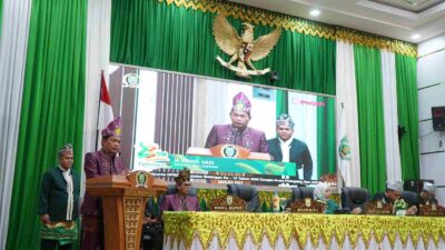 Paripurna Harjad ke-23, Bupati Tekankan Peran Semua Pihak Bangun Balangan