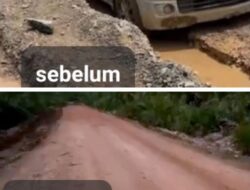 Respons Cepat Laporan Warga, Bupati Kotabaru Perbaiki Jalan Tanjung Harapan-Labuan Mas