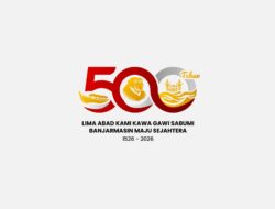 Logo 500 Tahun Banjarmasin Resmi Diluncurkan Tanpa Sayembara