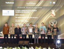 Empat Tahun Berturut-turut Bintang 5, Bank Kalsel Raih Golden Trophy TOP BUMD 2026