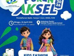 Kids Fashion Show Bank Kalsel, Ajang Kreativitas Anak Usung Tema Sasirangan
