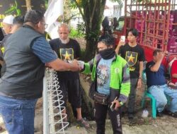 Partai Ummat Kalsel Bagikan Daging Kurban dan Voucher BBM untuk Ojol di Banjarbaru
